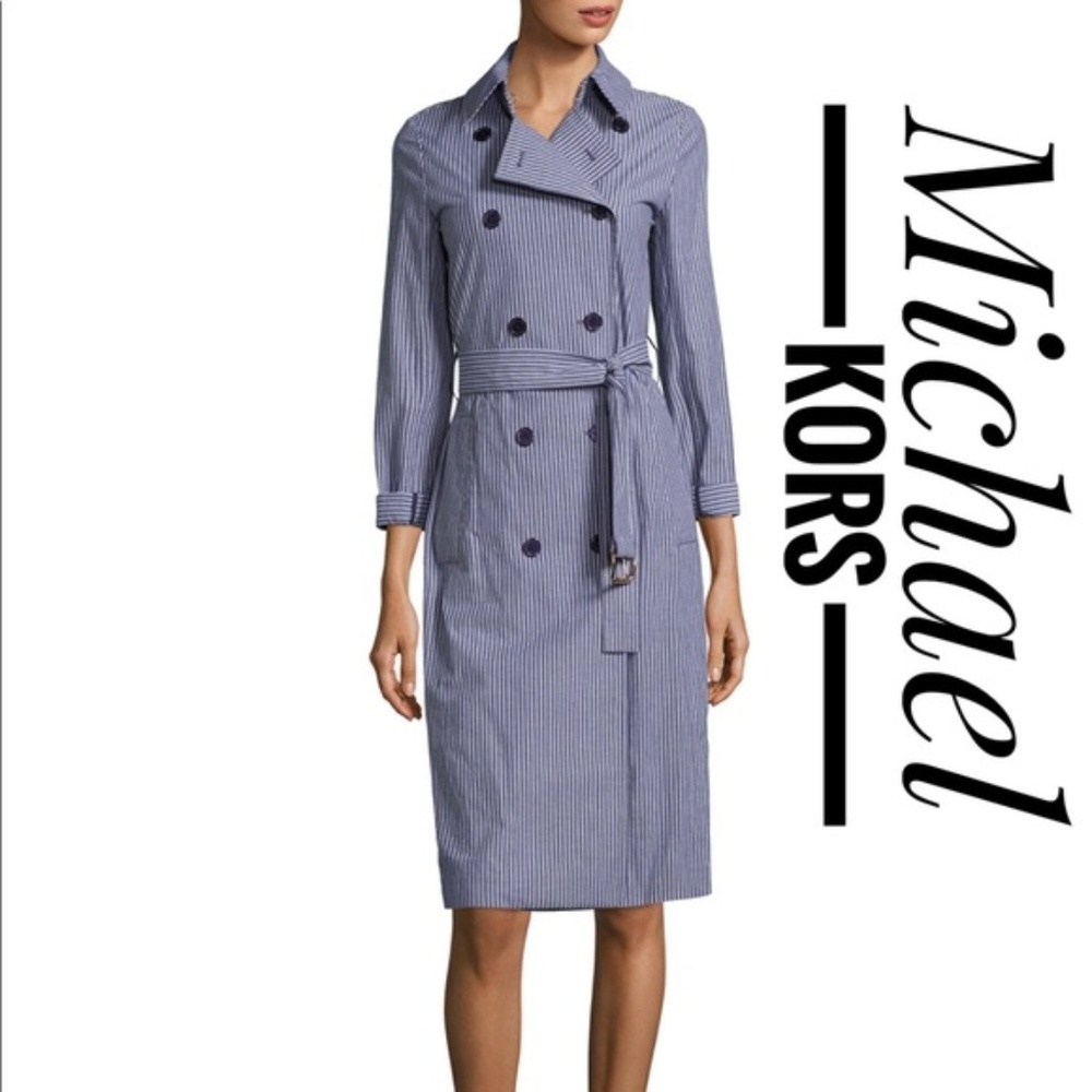 Michael Kors Blue Casual Coat✨Brand New!